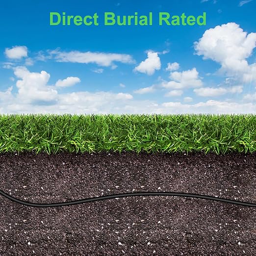 50FT Cat6 Outdoor Ethernet Cable, Heavy Duty Direct Burial, 24AWG CCA Patch Cord - Image 6