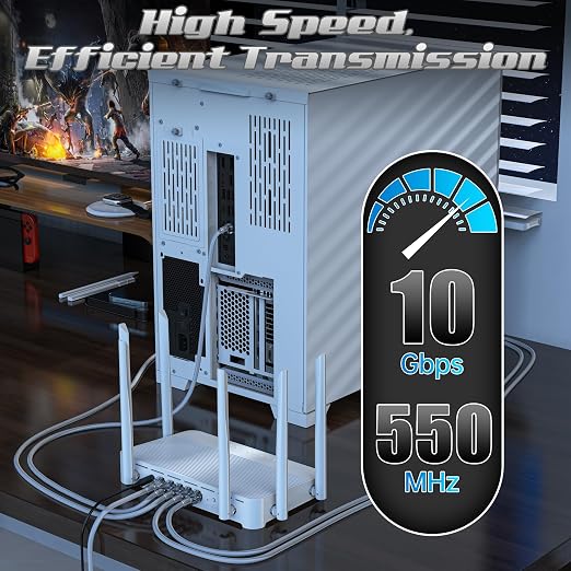 5 Feet Cat6 Patch Cables, Solid Pure Copper Patch Cord, Cat 6 Ethernet Cable - Image 4