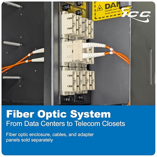 ICC LC to SC Duplex Multimode 62.5/125 Fiber Patch Cable, OFNR Riser, 2.0mm Zip - Image 8