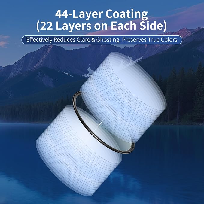 JJC 62mm Ultra-Low Reflectivity UV Filter MCUV Lens Protection - Image 5
