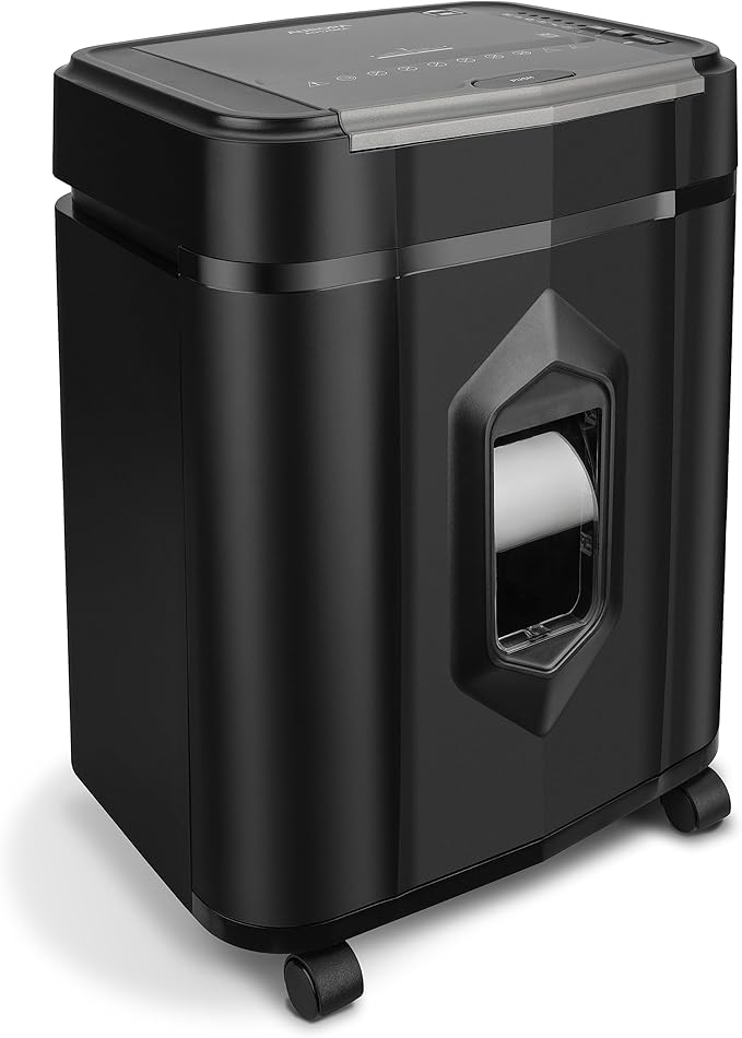 Aurora Professional Grade AU125MA 120-Sheet Auto Feed High-Security Micro-Cut Paper Shredder/60 Minutes/Security Level P-5