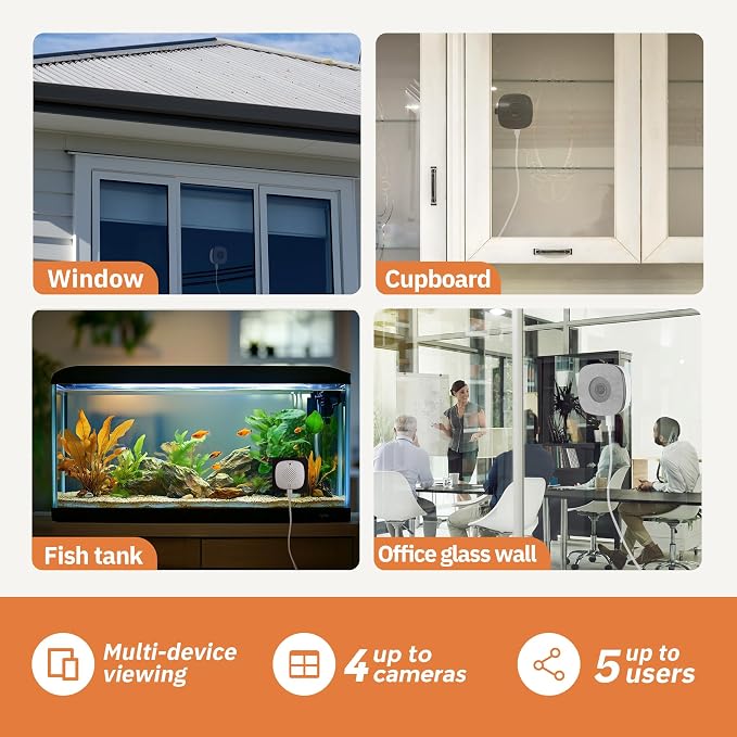 Girafit 3MP 2K Window Camera, 2.4GHz&5GHz WiFi Indoor Cameras - Image 8