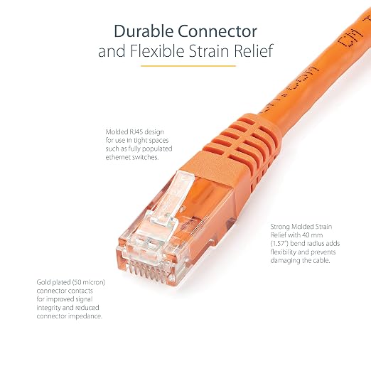 StarTech 50ft CAT6 Ethernet Cable - Image 3