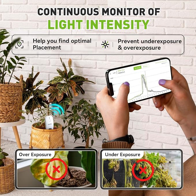 RainPoint 3-in-1 APP Remote Monitoring WiFi Soil Meter - Image 5