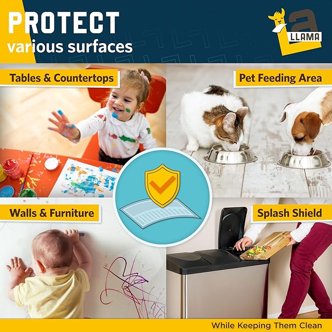 Self Adhesive Clear Laminating Roll 2 Pack 16" x 10' Each, Glossy Laminate Roll for Crafts, Clear Contact Paper Peel and Stick, Durable Laminating Film Roll 3 MIL