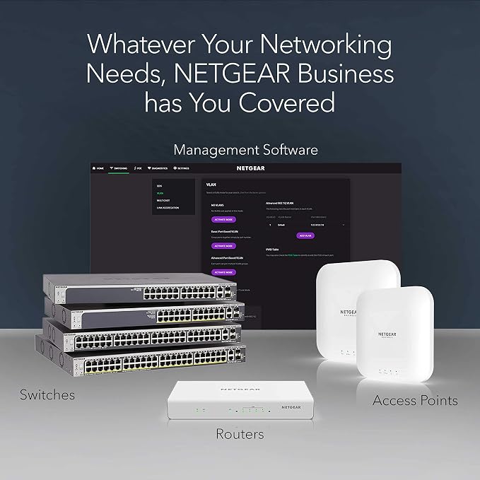 NETGEAR 24-Port Gigabit Ethernet Unmanaged PoE Switch - - Image 6