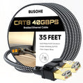 BUSOHE Cat 8 Ethernet Cable 35 FT, High Speed 40Gbps 2000Mhz Braided Network by BUSOHE