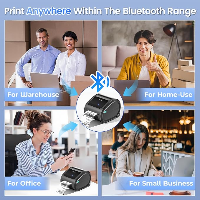Bluetooth Shipping Label Printer 4x6 - Image 8
