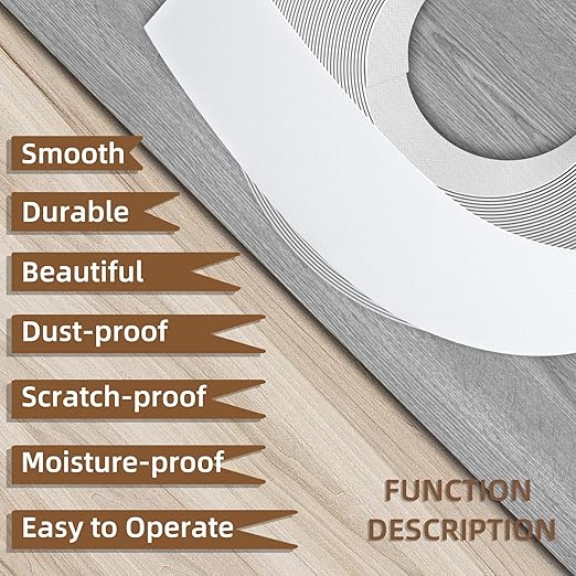 GSCIT Club White Edge Banding, 1 inch x 50ft Melamine Edge Banding with Hot Melt Adhesive Pre-glued Cabinet Edge Banding Flexible White Veneer Edging for Plywood Furniture Table