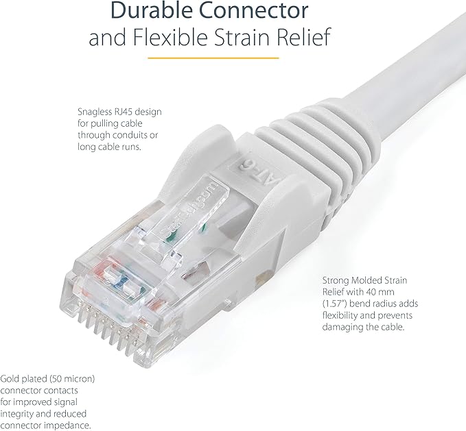 StarTech 50ft CAT6 Cable - Image 3