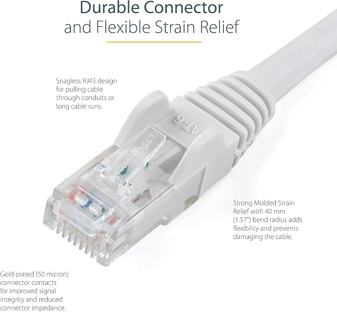 StarTech 25ft CAT6 Ethernet Cable - Image 3