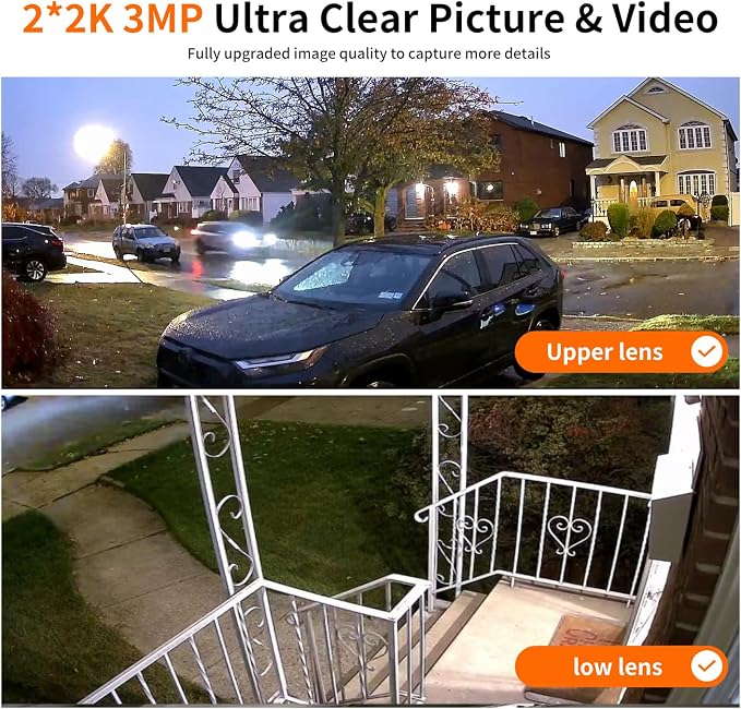 Luovisee Solar Security Cameras Outdoor Wireless, 2.4G/5G WiFi Cameras - Image 4