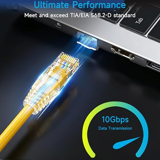Cat6 Ethernet Patch Cable 3 ft, Cat6 Patch Cable - Image 2