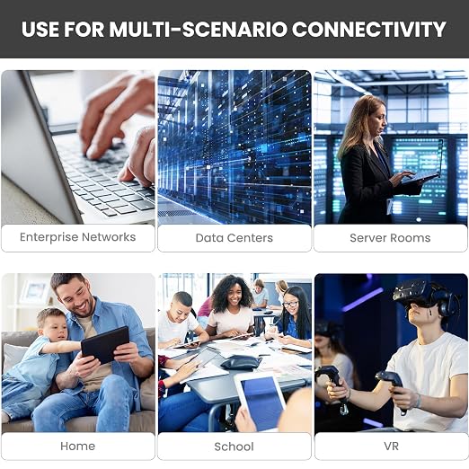 Ultra Clarity Cables Cat 6 Ethernet Cable 8 Feet, Cat6 Patch Cable, High Speed - Image 5