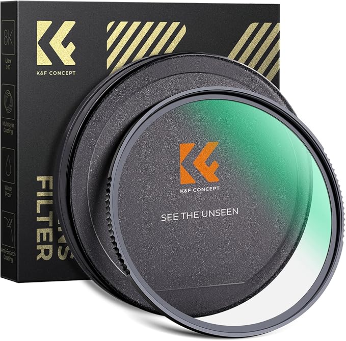 K&F CONCEPT 52mm MC UV Protection Filter Shockproof Tempered Optical Glass by KFCONCEPT