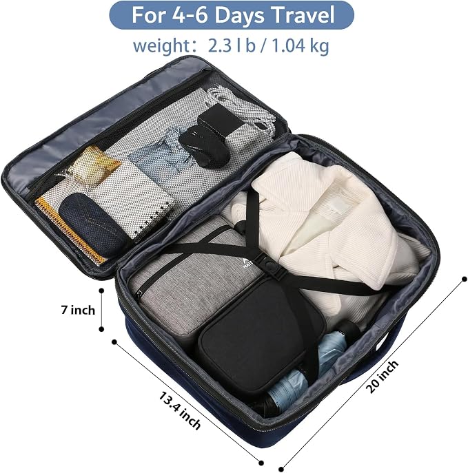 MATEIN Extra Large Mens Travel Backpack Carry on, Expandable Traveling Backpack - Image 4