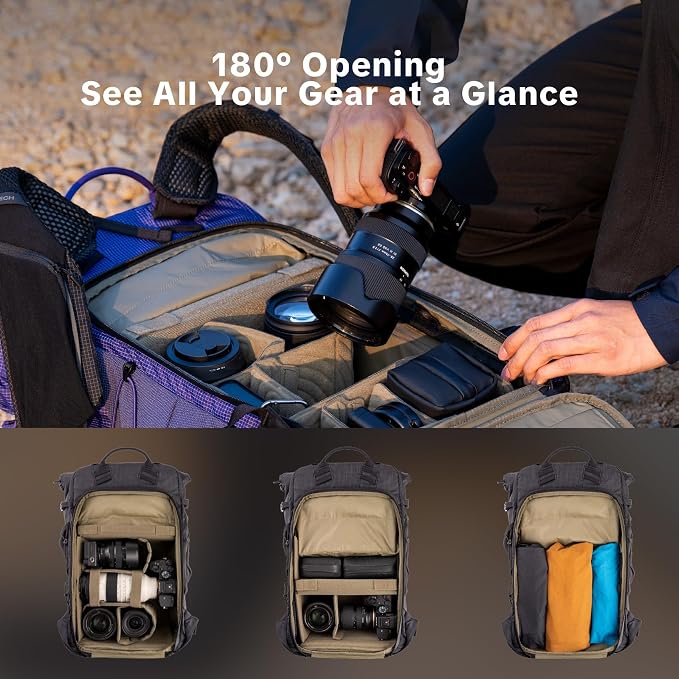 PGYTECH OnePro Ultralight Camera Backpack, Expandable Camera Bag 30L - Image 7