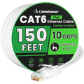 Cat 6 Ethernet Cable 150 ft, Indoor&Outdoor, High Speed 10Gbps Internet Network by CableGeeker