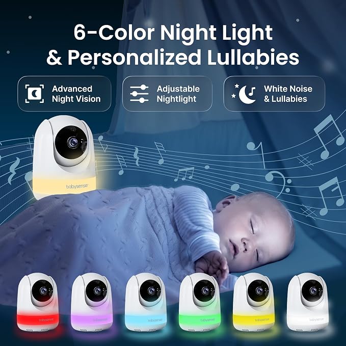 Babysense PRO Full HD 5.5" Split Screen Baby Monitor - Image 6