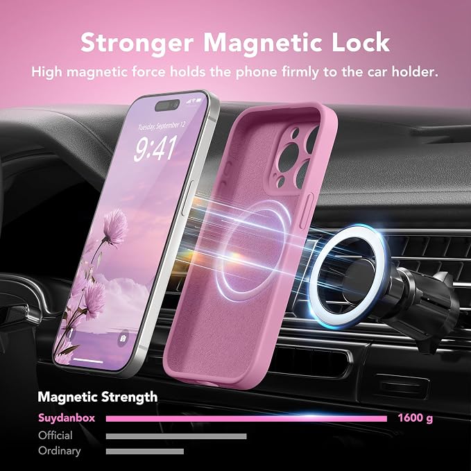 Magnetic for iPhone 15 Pro Case, Compatible - Image 3