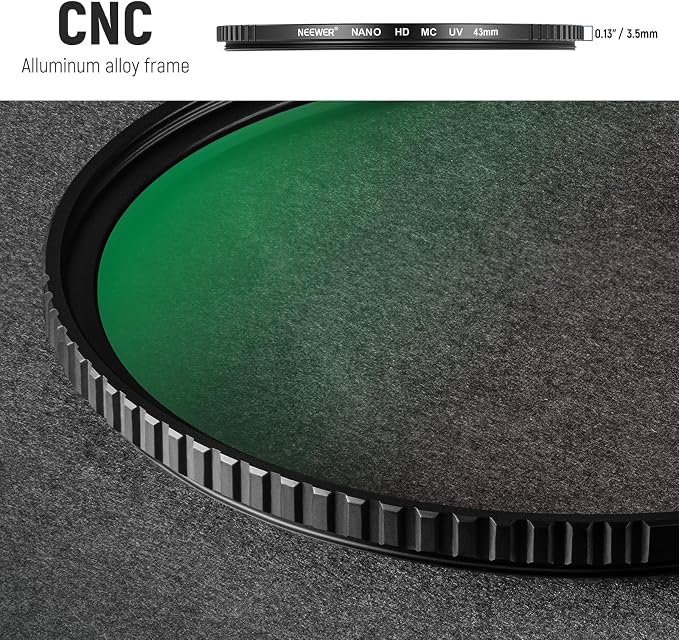 NEEWER 43mm MC UV Protection Filter 24 Layer Multi Resistant Nano Coatings/HD - Image 7