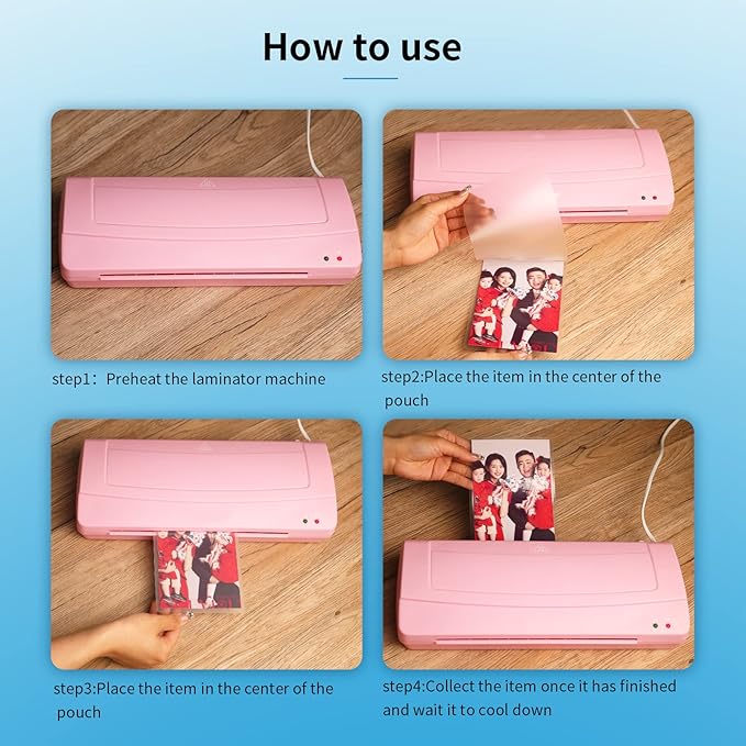 Uinkit Thermal Laminating Pouches Variety Small Size 5mil Thickness Card Notecard ID Badge Business Photo Size Professional Quality Dry-Erase Friendly Sheets Glossy Clear Laminator Pouch,100 Pack