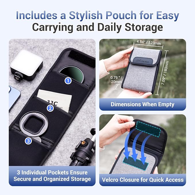 JJC 67mm ND Filter for iPhone, Magnetic Lens Filter Mount - Image 7