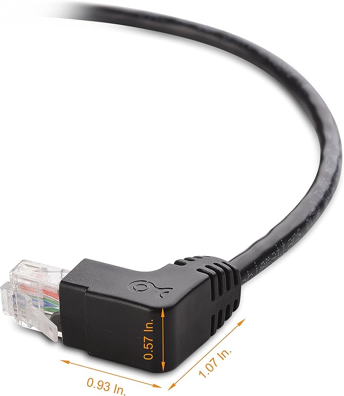 Cable Matters 10Gbps Combo-Pack 90 Degree Cat 6 Ethernet Cable - 7ft - Image 7