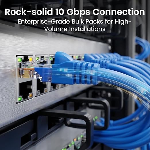 GEARit Cat 6 Ethernet Patch Cable 7 ft Blue - Image 2