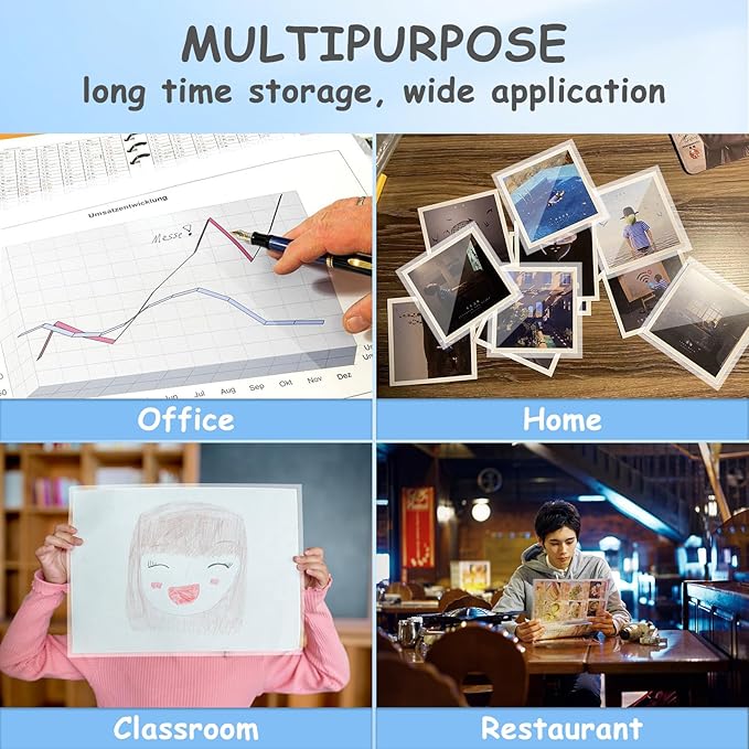 Clear Thermal Laminating Pouches 3mil Letter Size Plastic Laminator Sheets 9 x 11.5 Inch (1500 Pack)