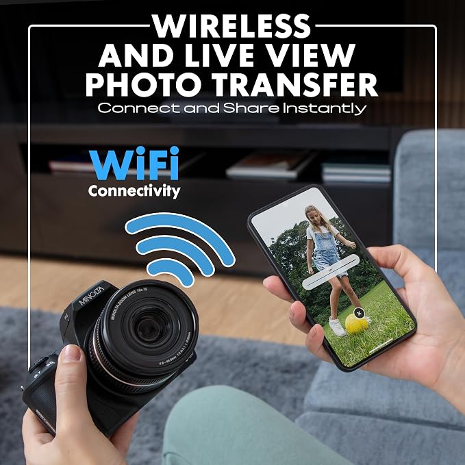 Minolta 64MP Digital Camera – 10x Optical Zoom, 4K Ultra HD Video, Macro - Image 5