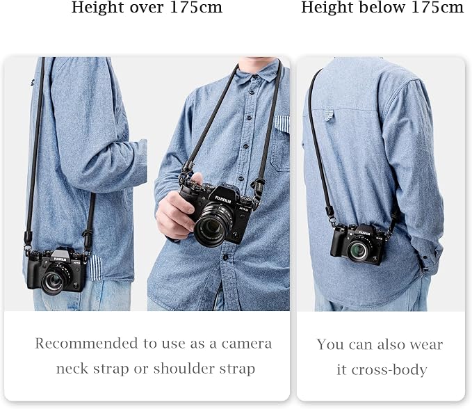 VOVMOEYA Nylon Braided Camera Rope Strap, Camera Neck Shoulder Strap - Image 4