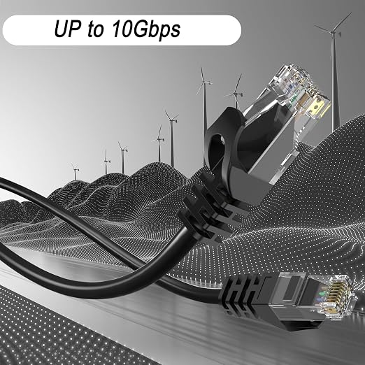 CAT6 Ethernet Cable 300FT 23AWG High Speed 500MHz 10Gbps Transmission Speed - Image 2
