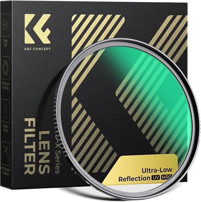 K&F CONCEPT 49mm Ultra-Low Reflectivity MCUV Lens Protection Filter 28 by KFCONCEPT