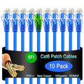 Cat6 Ethernet Patch Cable 6 ft for Data Centers, 10G Network, Home and by Lysymixs