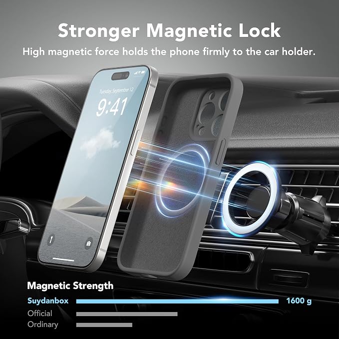 Magnetic for iPhone 15 Pro Case, Compatible - Image 3