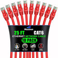 Maximm Cat 6 Ethernet Cable 25 ft by MaximmCable