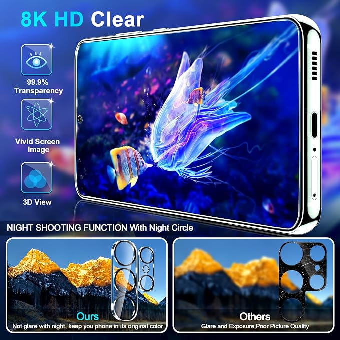 firtstnow 3 Pack for Samsung Galaxy S26 Ultra Screen Protector Tempered Glass + - Image 3