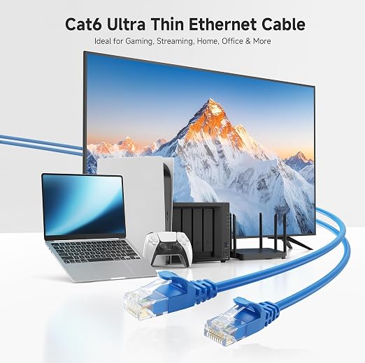 Cable Matters 10Gbps Snagless Cat 6 Ethernet Cable - 30ft - Image 2