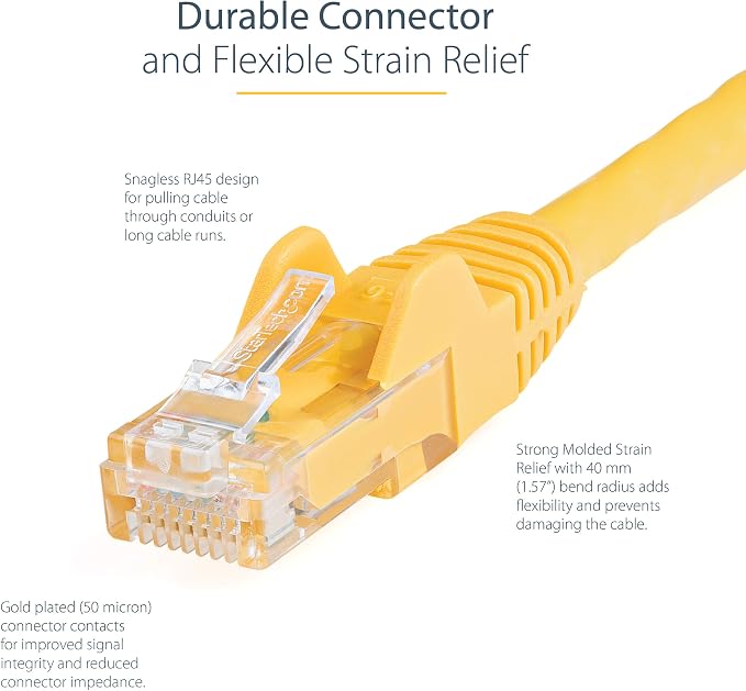 StarTech 7ft CAT6 Ethernet Cable - Image 3