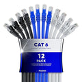 Maximm Cat 6 Ethernet Cable 1.5 Ft, Cat6 Cable, LAN Cable, Internet Cable by MaximmCable