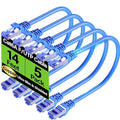 Cat6A Ethernet Cable Shielded 10Gbps 14 ft, Slim Shielded Ethernet Cable Cat 6 by Unknown
