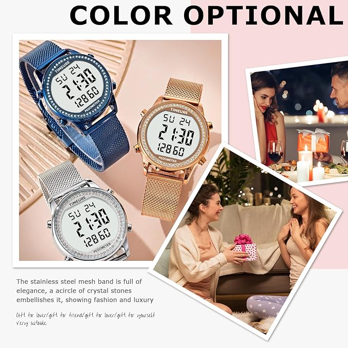 Women's Step Counter Pedometer Watch - Image 3