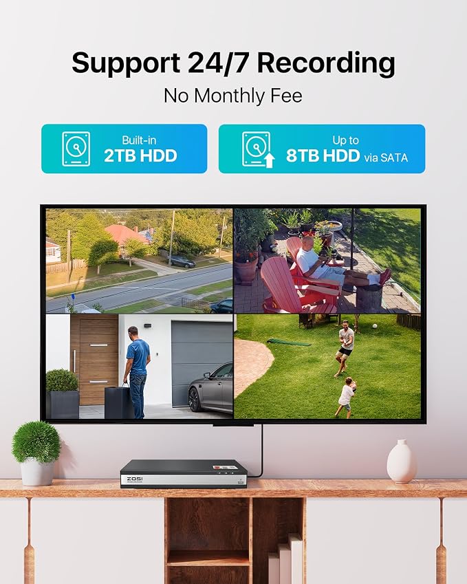 ZOSI 3K Lite 16CH Security Camera System - Image 7