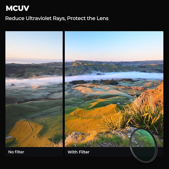 K&F Concept 82mm UV/CPL/ND2-400 Lens Filters Kit-18 Multi-Layer Coatings - Image 3