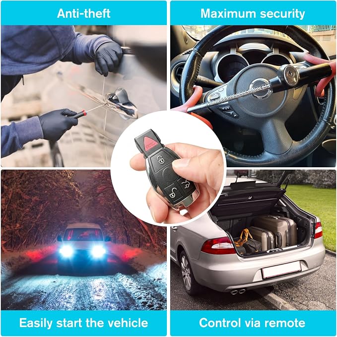 Car Key Fob Keyless Entry Remote 315MHz YZ3312 IYZ3317 - Image 3