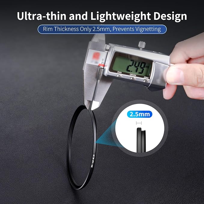 JJC 40.5mm Ultra-Low Reflectivity UV Filter Lens Protection MCUV - Image 4