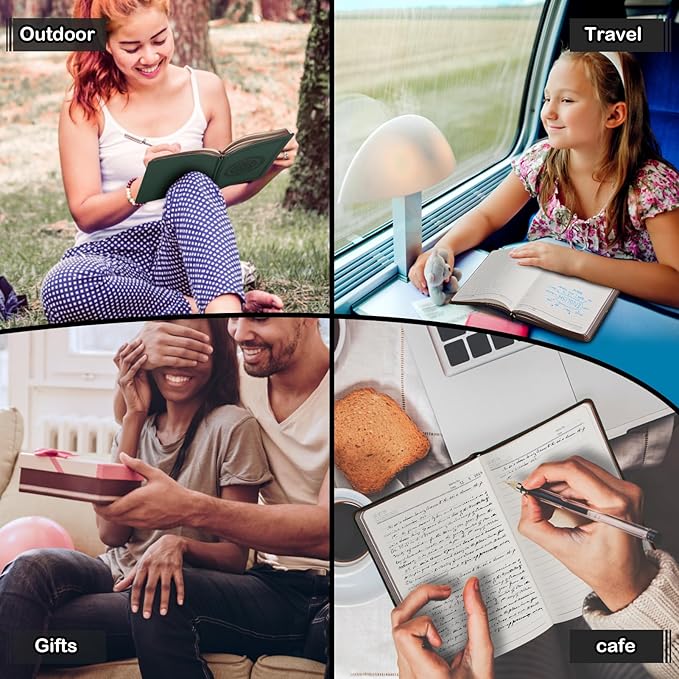 2025 Leather Vintage Journal Notebook,300 Pages,Leather Softcover Lined Journal Notebooks for Women Men,Notebook Journals for Writing Travel,Business,Office,8.5'' X 11.3''