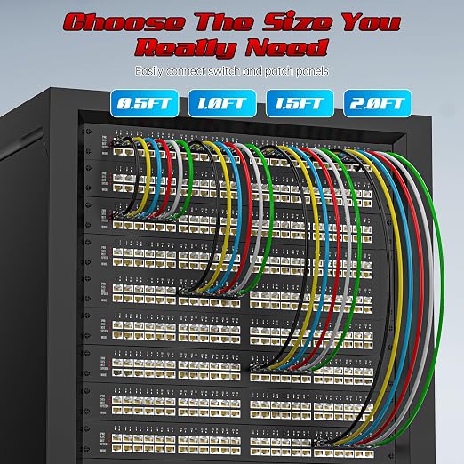 5 Feet Cat6 Patch Cables, Solid Pure Copper Patch Cord, Cat 6 Ethernet Cable - Image 6