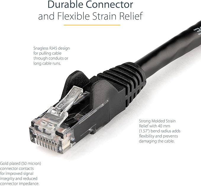 StarTech 35ft CAT6 Ethernet Cable - Image 3